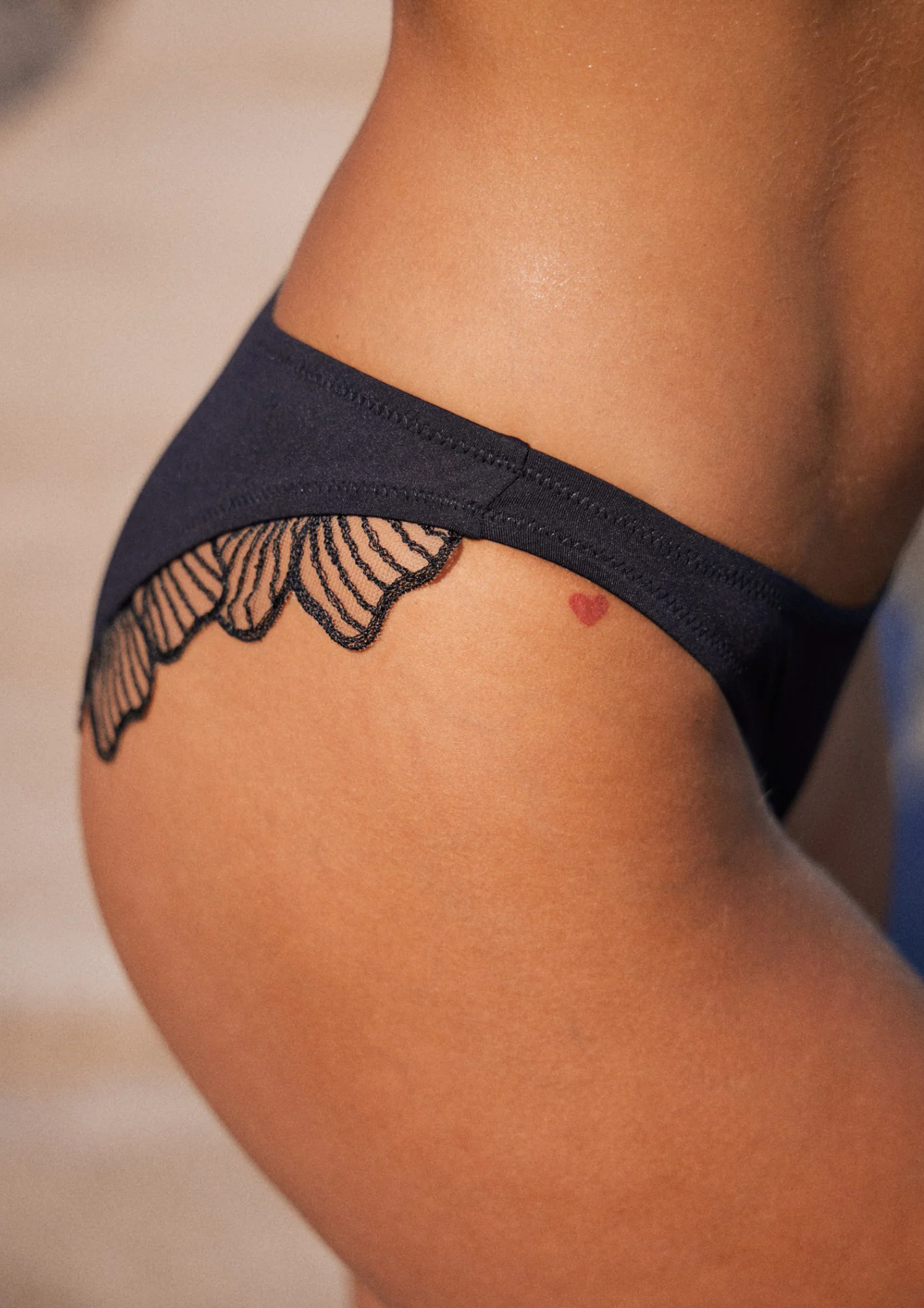 Maillot culotte GABRIELLE | Noir - Image 7